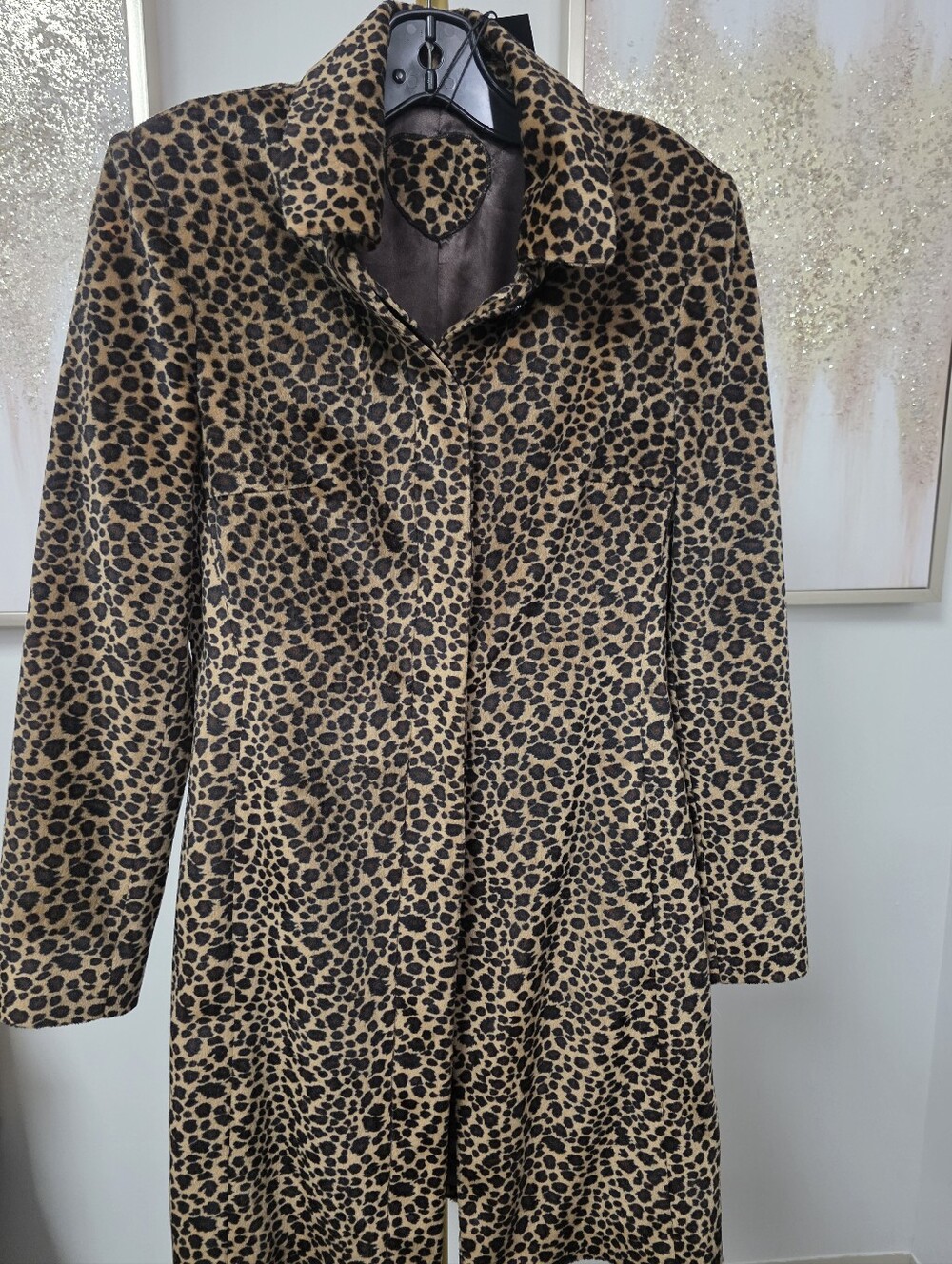 Mario Seranni Velour Leopard Jacket